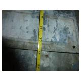 10 pieces of Heavy Barn Tin with brick pattern 28x60