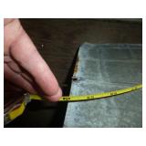 10 pieces of Heavy Barn Tin with brick pattern 28x60