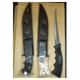 3 filet knives
