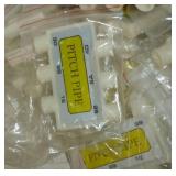 15 Guitar straps, picks, 6 pitch pipes, strings