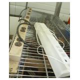 undercounter light and big outlet strip