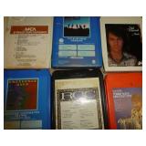 Group of 8 track tapes