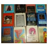 Group of 8 track tapes
