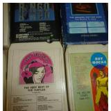 Group of 8 track tapes