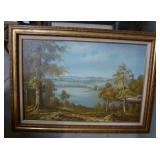 2 unknown oil paintings 42x31 and 32x32