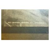 Antique print of jesus and sheep 18x28