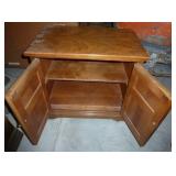 Queen size bed frame and headboard with 2 bedside stands