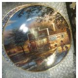 Group of 6 Terry Redlin plates
