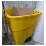 commercial trash can