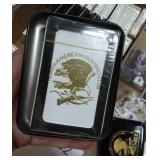 32 new sets of playing cards, 8 are in storage tins