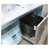 steel worktable with 3/8 aluminum top