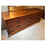 Dillingham Mid-Century Modern Dresser with Mirror