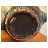 Vintage Tibetan Tea Kettle with Dragon Motif Handle and Spout