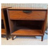 Pair of Dillingham Mid-Century Modern Walnut Nightstands