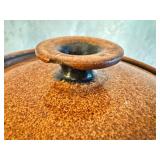 Hagland Artisan Crafted 3-Piece Stoneware Canister Set with Lids