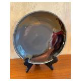 Alan Vigland Pottery Lidded Jar and Plate