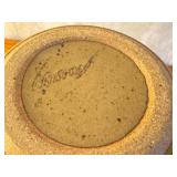 Alan Vigland Pottery Lidded Jar and Plate