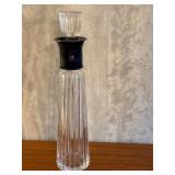Vintage Mid-Century Modern Crystal Decanter, 14 Inches Tall