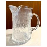 Vintage Iittala Glass Pitcher