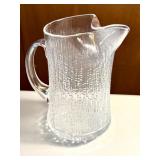 Vintage Iittala Glass Pitcher