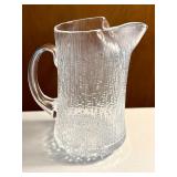 Vintage Iittala Glass Pitcher