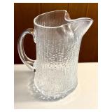 Vintage Iittala Glass Pitcher