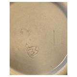 Set of 8 German Beer Steins with Pewter Lids