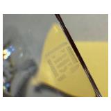 Set of 3 Crystal Candle Holders - 4" 6" and 8" Heights