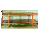 Vintage Modernist Two Tier Console