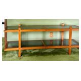 Vintage Modernist Two Tier Console