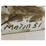 Sea Piece by John Marin Framed Silkscreen Reproduction