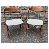 Pair of Mid Century Vamo Sønderborg Danish Modern Teak Dining Chairs / Johannes Andersen for Vamo Sønderborg Teak Dining Chairs