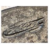 Raku Fired Pottery Vase, 11 Inch Tall, Signed