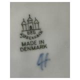 Bing and Grøndahl 1957 Christmas Plate with Candles Design