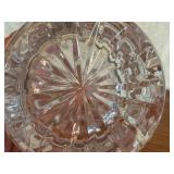 Vintage Crystal Jam Jar with Lid, 6.5 Inches Tall