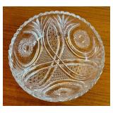 Vintage Glass Works American Cut Glass Fruit Bowl