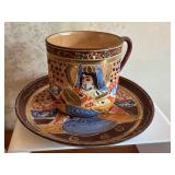 Set of 12 Assorted Vintage Demitasse Tea Cups with Saucers