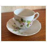 Set of 12 Assorted Vintage Demitasse Tea Cups with Saucers