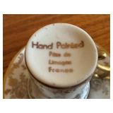 Set of 12 Assorted Vintage Demitasse Tea Cups with Saucers