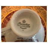 Set of 12 Assorted Vintage Demitasse Tea Cups with Saucers