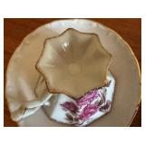 Set of 12 Assorted Vintage Demitasse Tea Cups with Saucers