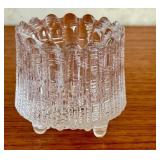 Pair of Vintage Iittala Ultima Thule Candleholders, 3 Inch Tall