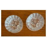 Pair of Vintage Iittala Ultima Thule Candleholders, 3 Inch Tall
