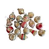 Lot of 18 Vintage Shiny Brite Glass Christmas Ornaments