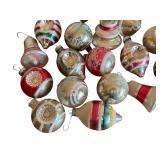 Lot of 18 Vintage Shiny Brite Glass Christmas Ornaments