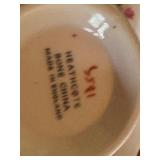 Collection of Assorted English Bone China Teacups and Saucers