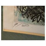 Framed Signed Numbered Cityscape Print