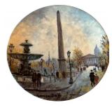 Set of 2 Limoges France Porcelain Collector Plates by Louis Dali