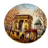 Set of 2 Limoges France Porcelain Collector Plates by Louis Dali