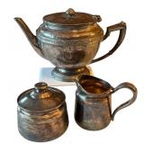 Assorted Vintage Silver Plate Collection including Reed and Barton Holiday